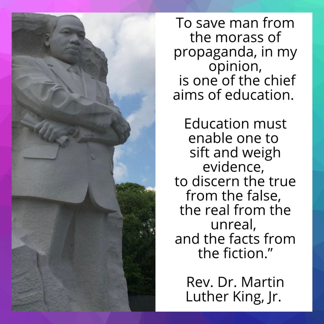 Have we since experienced a more eloquent and insightful thinker? 
From “The Purpose of Education” published in the campus newspaper of Morehouse College; Maroon Tiger (January-February 1947): 10.    #communication #MLK2023 #wordknowledge #semanticreasoning