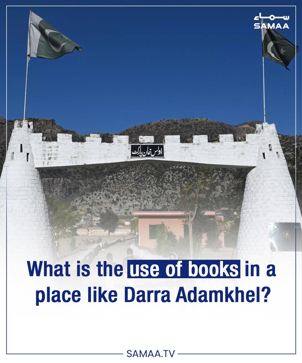 SamaaEnglish's tweet photo. When the din of #Pakistans most #notorious #weaponsmarket becomes overwhelming, #armsdealer #MuhammadJahanzeb slinks away from his stall, past colleagues #testfiring #machineguns, to read in the hush of the #locallibrary.
Read more: https://t.co/T3POmP0cxG
#SamaaTV #SamaaUpdates https://t.co/tWegW9nOUC