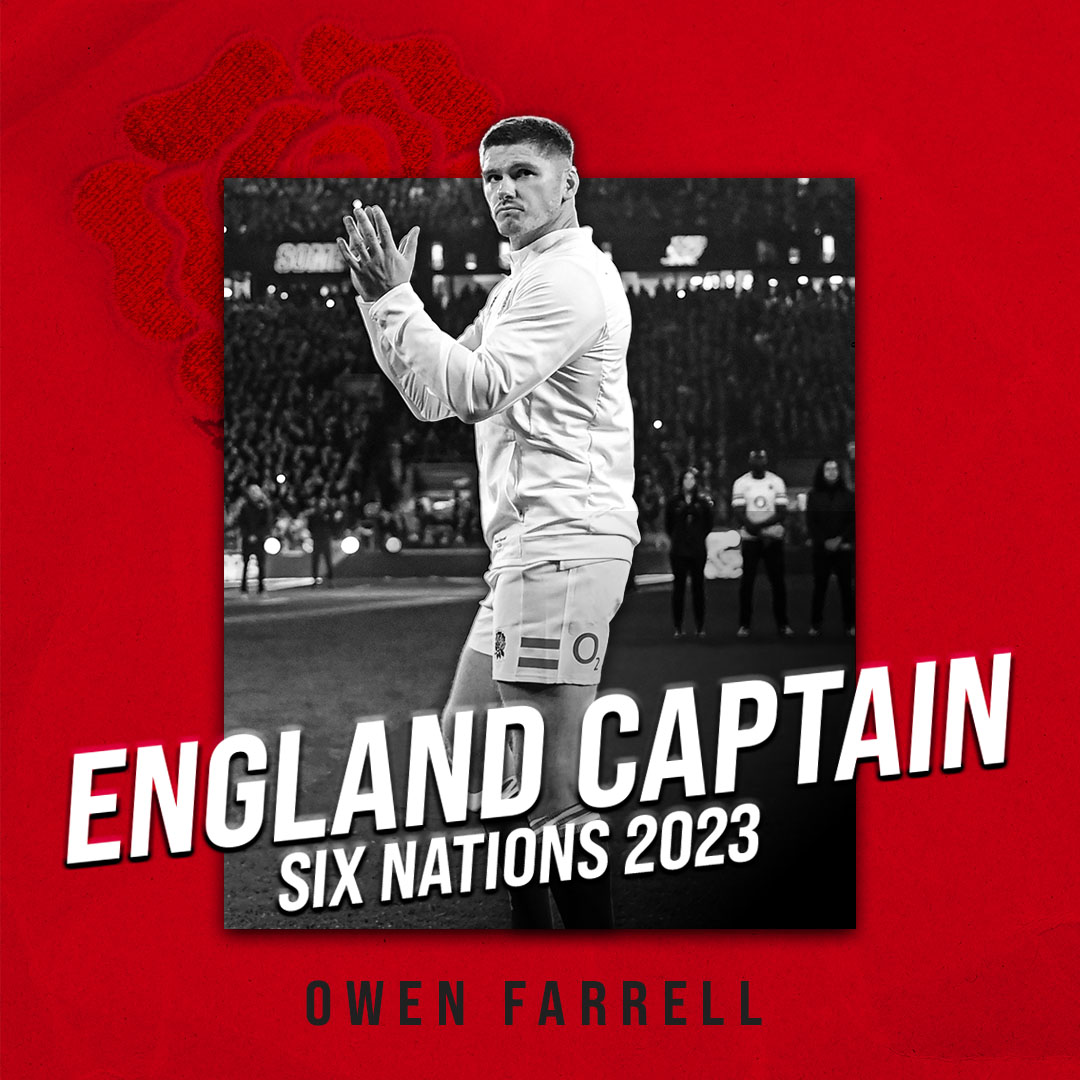 Our Captain. England Captain. 

Congrats, <a href="/owen_faz/">Owen Farrell</a> ©️

#YourSaracens💫