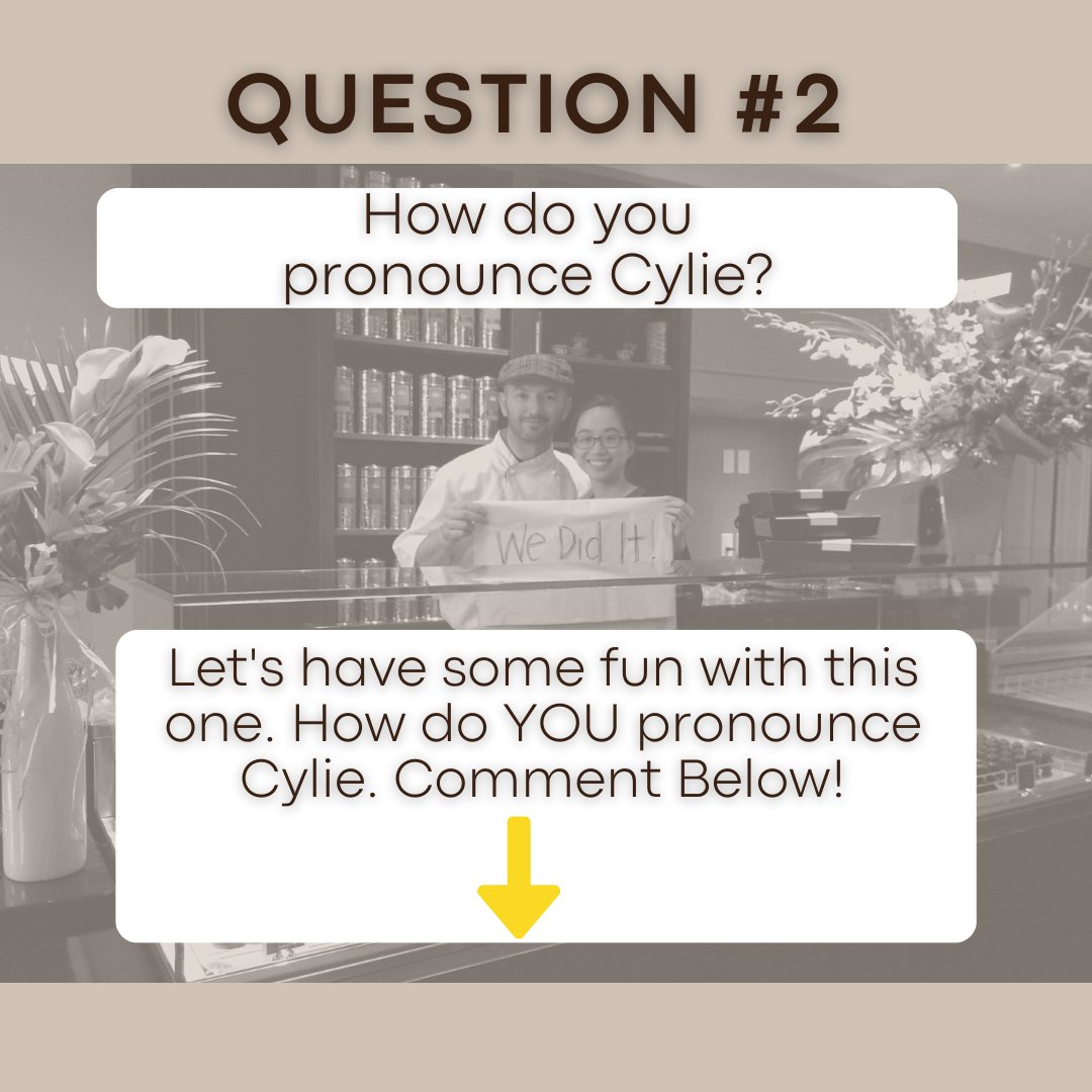 How do YOU pronounce our name CYLIE? #ottawa #smallbusiness #chocolate #artisans