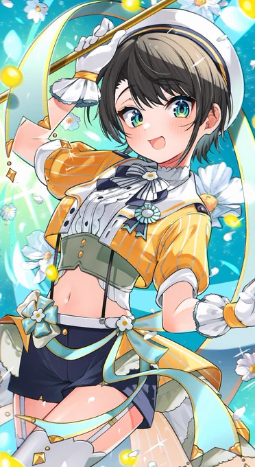 新アイドル衣装やっと描けた!!こっちの衣装もめっちゃ可愛いくてすこ#プロテインザスバル 