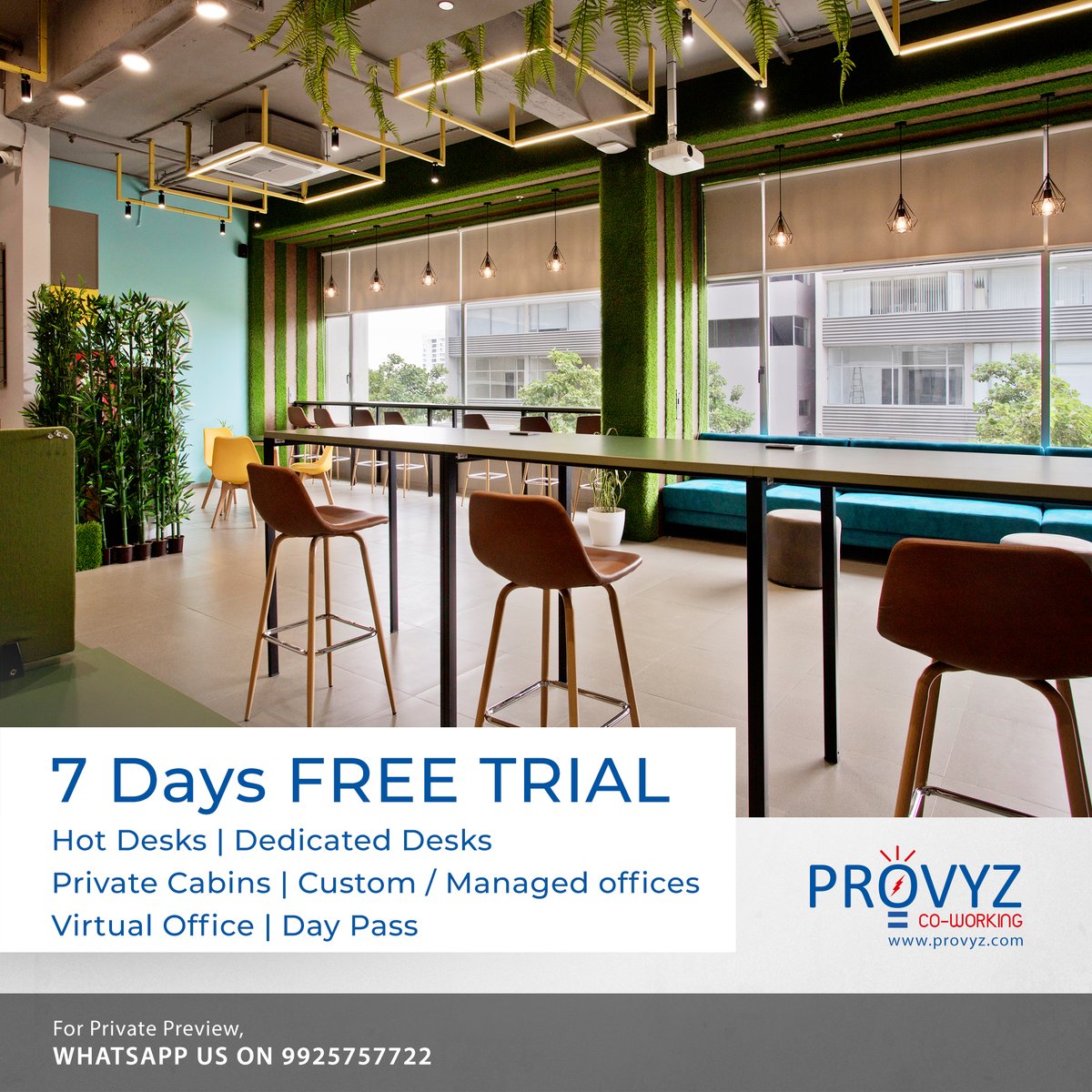 Provyzcoworking's tweet photo. Step in to a stunning workplace that’s a sanctuary of tranquility and team spirit! Step in to the universe of Provyz coworking!
Call us or WhatsApp us on 9925757722
#coworking #workspace #businesscentre #officespace #coworkinglife #provyz #unlockingpossibilities https://t.co/NfjqKYdJu0