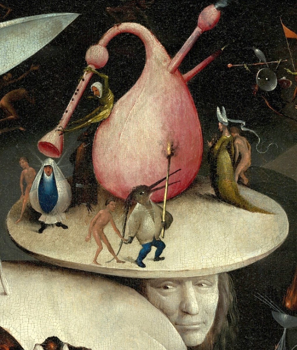THCountz's tweet photo. #HieronymusBosch. What can you say about this? So much symbolism here. There are sites that go into great detail about what it all means.
#dutchartists #dutch #netherlandsart #netherlands #middleagesart #gardenofearthlydelights #arteducation #iloveart https://t.co/WaFNVkb5Mo