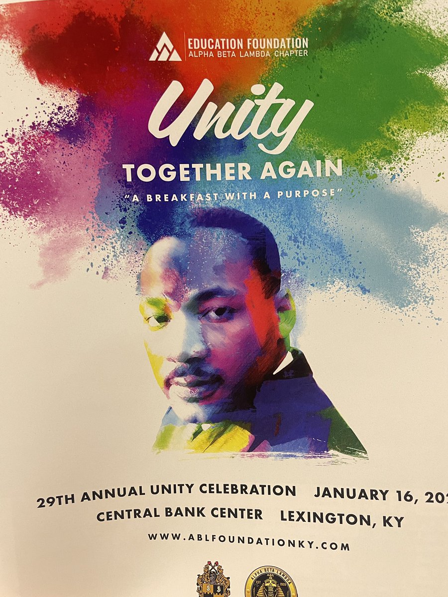 Brigitte_Blom's tweet photo. Living is a cycle of renewal & reaffirmation. Each year the #UnityBreakfast is a call to recommit to realizing the #BelovedCommunity together.
Looking forward to reflections by @prichardcom members @ChefOuita & @MooreMurphy76, along with @KCTCSPresident & @cpepres #MLKDay https://t.co/EQX0Dlzlj7