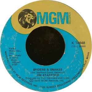 Happy Birthday to Jim Stafford . Spiders & Snakes 