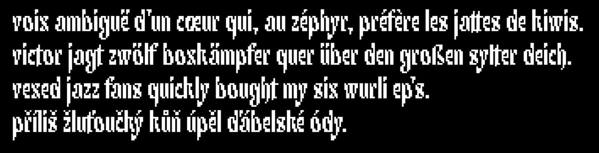 pxltype's tweet photo. Pxltype logo font coming soon with Latin extended, Cyrillic and more to come #typography #art #pixelart #font #gamedev #crossstitch https://t.co/sG1vI3lzSM