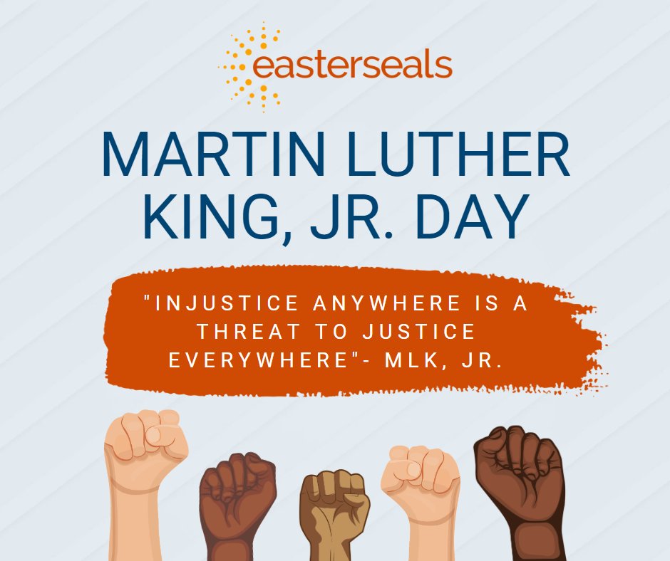 Racial inequities continue to exist, and people of color with disabilities are disproportionately affected. We cannot afford to treat Dr. King’s work as if it is only relevant to the past. Every one of us can live freely. Let’s realize that dream together. #MLKDay