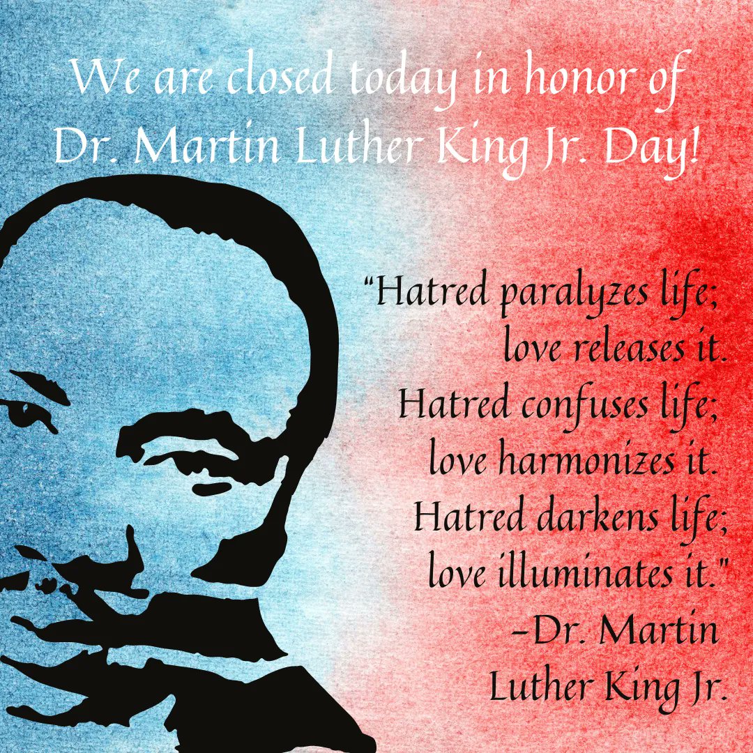 Hello everyone! PCUW wants to take a moment to honor Dr. Martin Luther King Jr, and to remind you all that our office is closed today. #PlymouthUnitedWay #PCUW #MartinLutherKingJr.