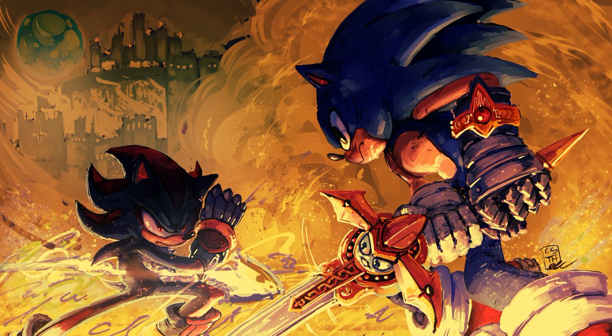codetrillogy's tweet image. A recent c0mm i did for @ghostydontsolo 
#SonicTheHedgehog #art