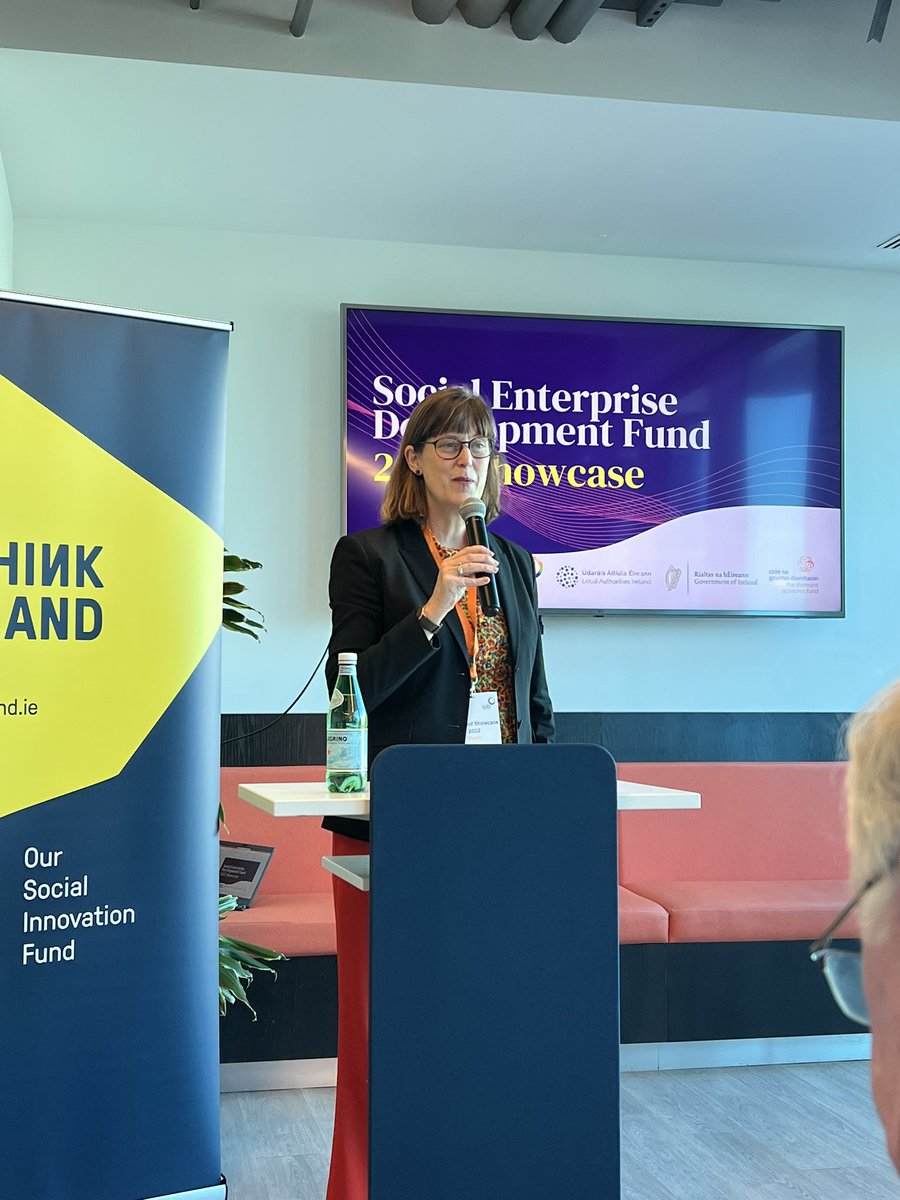 Brilliant start to our #SEDFund 2022 Showcase by our MC <a href="/DeirdreMortell/">Deirdre Mortell</a> welcoming us to the <a href="/IPB_Insurance/">IPB Insurance</a> offices!