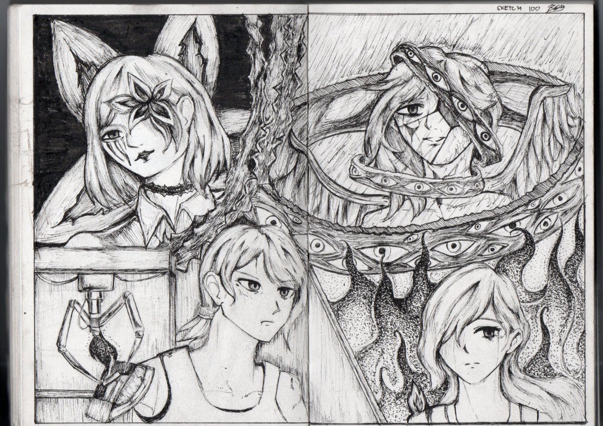 reginal_rin's tweet photo. My Own, Prevalent Characters

#traditionalart #art #oc #originalcharacters #oc #penart https://t.co/IKQE7xhQ4W