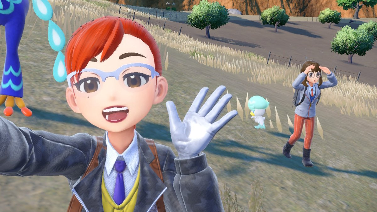 ScreenClown's tweet photo. Payaseos con @HalfBloodMartha el día que me ayudó a conseguir a Cinderace :_)
#PokemonEscarlataPurpura #NintendoSwitch https://t.co/EDMtIuu1vS