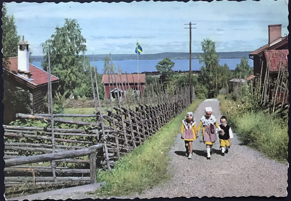 Dalarna. Tällberg. Utsikt mot siljan. Pls Rtwt.