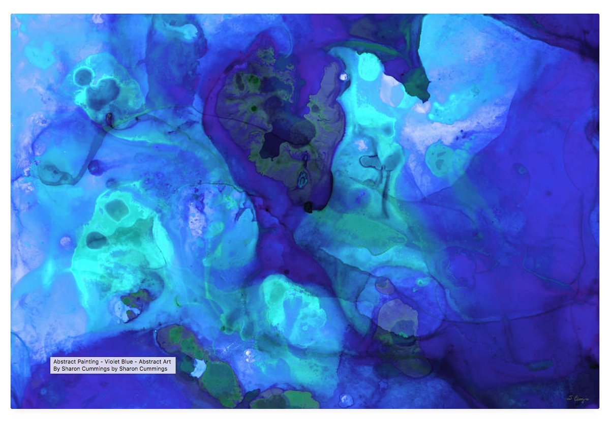 Violet Blue - Dive in!  It's HERE:  fineartamerica.com/featured/viole… #blue #art #artwork #abstractart #abstractexpressionism #abstraction #abstractpaintings #modernart #artistsoninstagram #AYearForArt #homedecor #interiordesign #interiordesigners