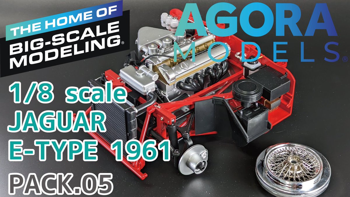 Take_Channel36's tweet photo. 【AGORA Models Jaguar E-TYPE】
今回はパック5の組み立て!
組み上げたフレームにエンジン類を取り付けて行きます!
https://t.co/vwpiTiWKAG
#scalemodel
#18scale
#agoramodels #jaguar #etype #アゴラモデルズ #ジャグワー #ジャガー #eタイプ https://t.co/9u4BTeKq5y