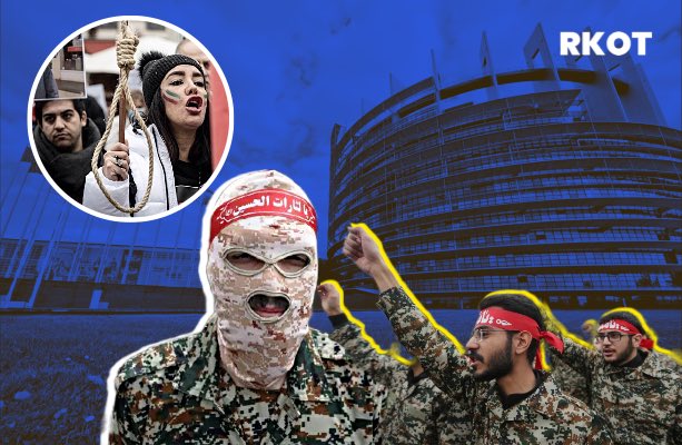 RKOTOfficial's tweet image. Mass rally in Strasbourg by demonstrators demanding the EU to officially list Iran’s notorious IRGC as a designated terrorist organisation. EU has been heavily criticised amid their double standards towards the regime and lack of actions against the terror group. #IRGCterrorists