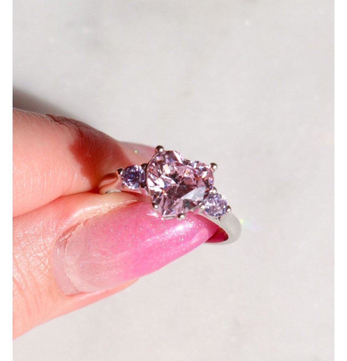 Reorahco's tweet image. Soft Ballet Ring 🩰🦢 #heartring #promisering #princessring #softballetring #balletring #pinkheartring #promisering
