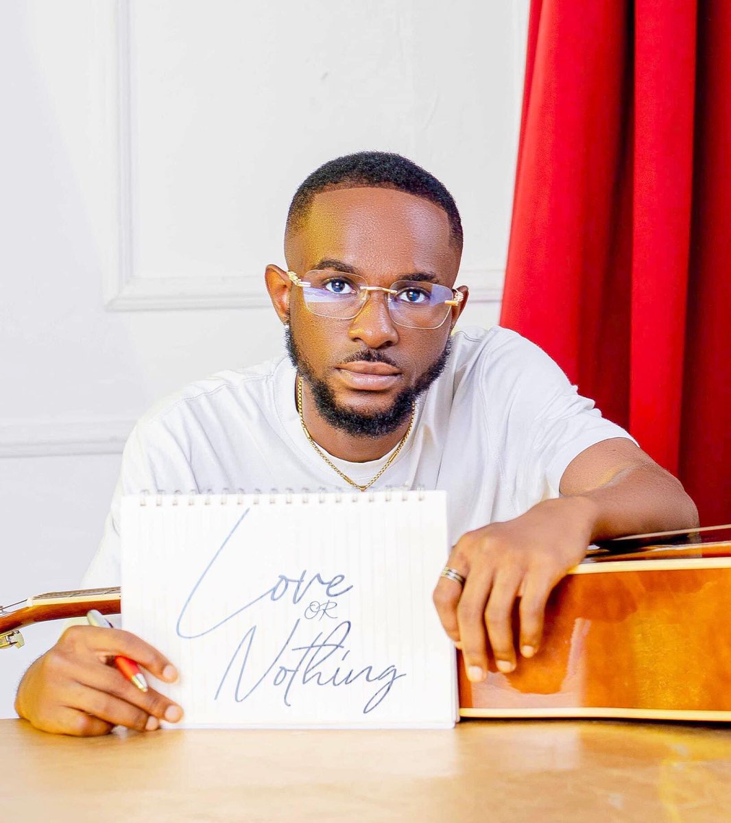 CHB_blog's tweet photo. Up and coming Artist @KudjoeDaze, has finally launched a Merchandise for his new album โLove or Nothingโ. It available for sells. Please purchase to support him. ๐๐๐ฅ
#creativehallblog https://t.co/E9LgHGg7Rz