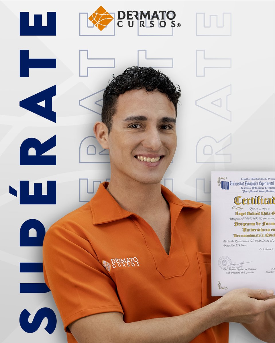 dermatocursos's tweet photo. 📚¿Quieres superarte con un diplomado avalado por una Universidad con reconocimiento internacional?⁣
🎓Ven a Dermato Cursos y diplómate de la mano de la UPEL⁣.
📱Consigue más información llamando al 📲+58 414-2622378⁣
⁣⁣#diplomados #whitepeel #cosmetologia #cursos⁣ https://t.co/c1g4n21Mp8