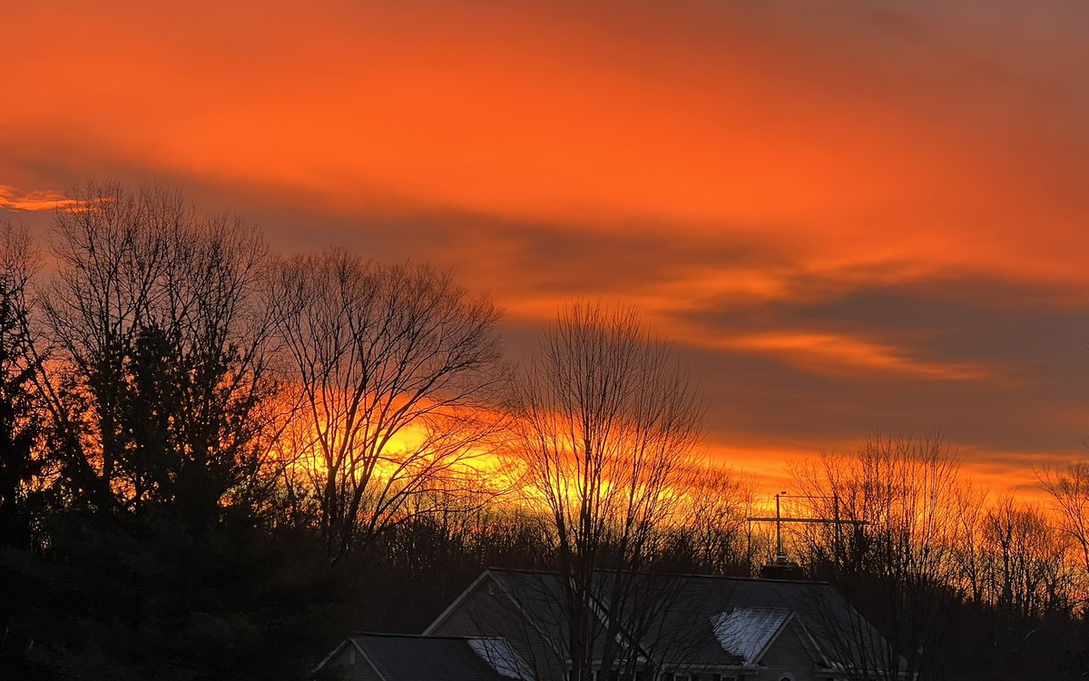 Beautiful sunrise this morning!