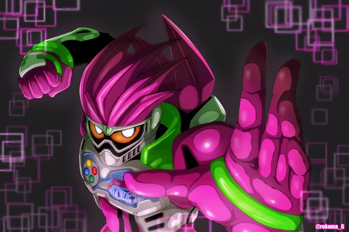 特撮ヒーローお気にいり過去絵!!#ヒーローの日 
