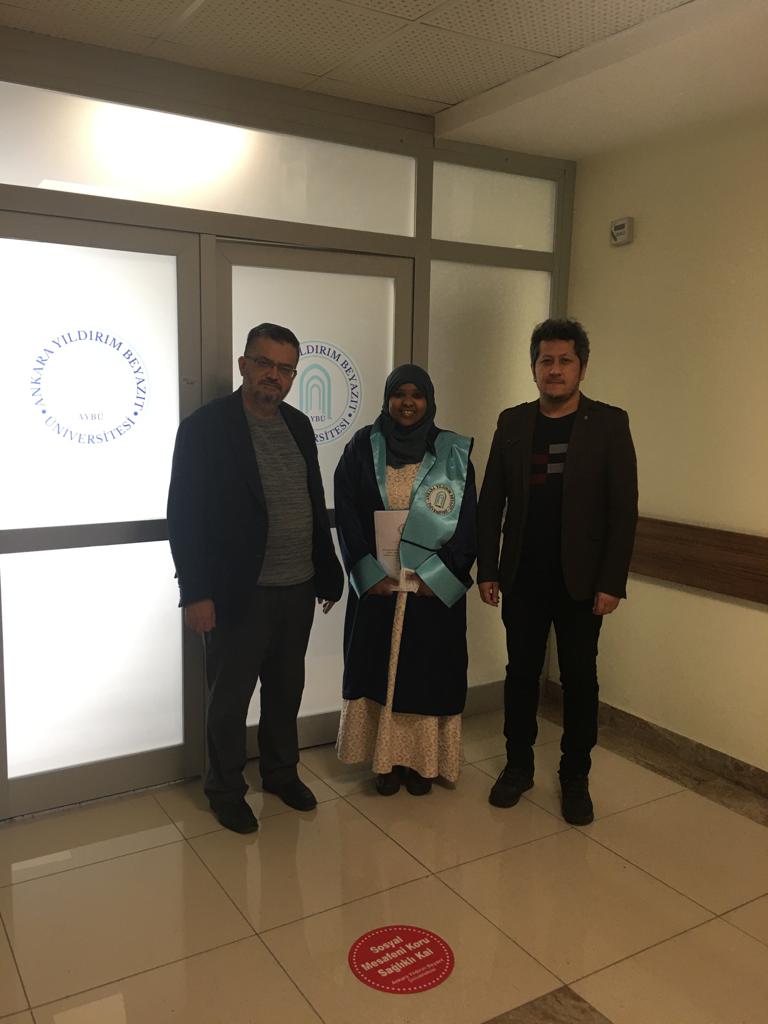 AybuGlobal's tweet photo. Yüksek lisans tez savunma sınavını başarıyla tamamlayan Çad'lı öğrencimiz AICHA ADAM AL-NOUR GASSIM'yı tebrik ederiz. https://t.co/gZMzotQ9yS