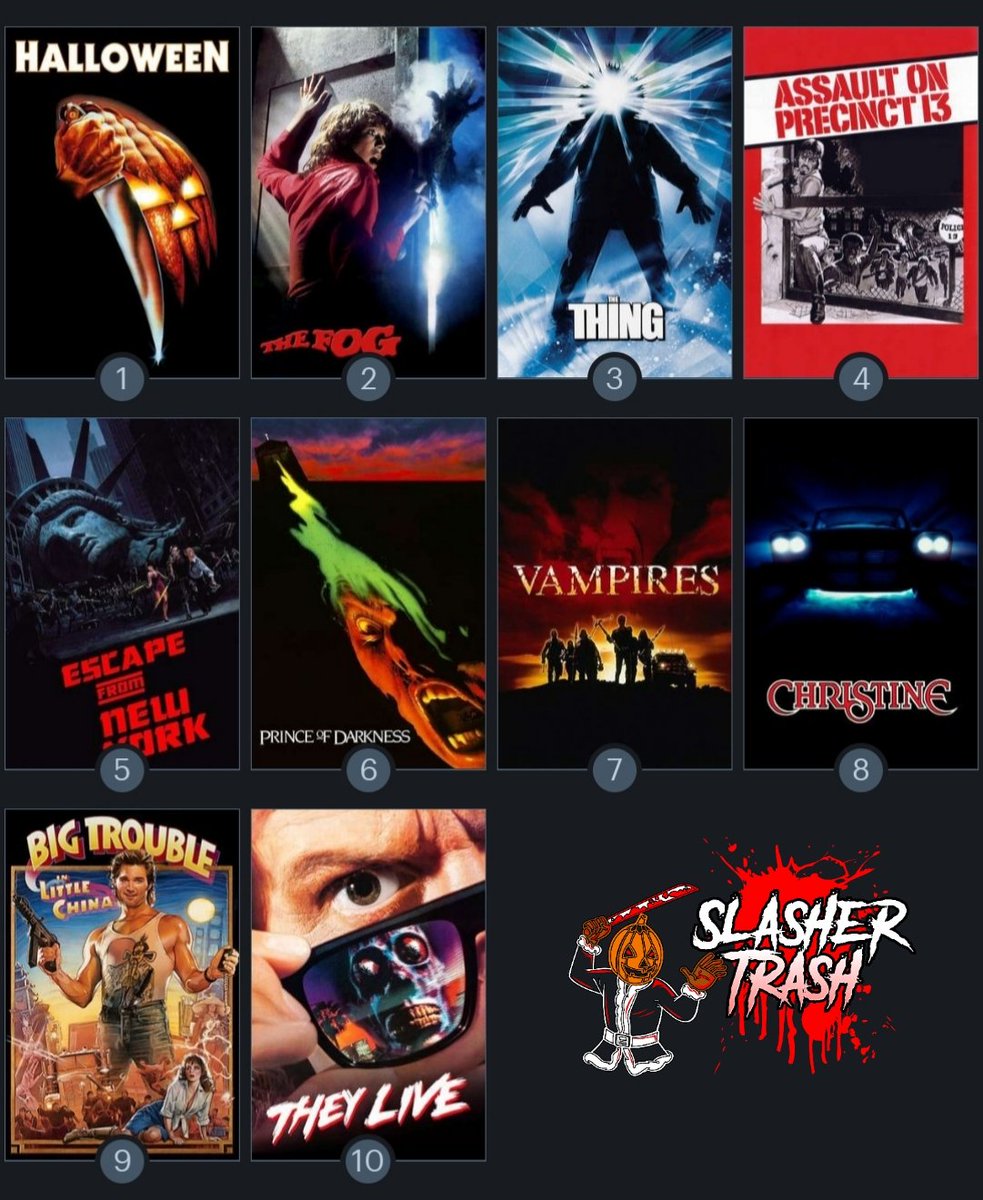 SlasherTrash's tweet photo. Happy 75th Birthday to The Master of Horror and GOAT, John Carpenter. ❤��

Your films mean the world to me. 
Thank you for inspiring us all. https://t.co/vEtzbhihuV