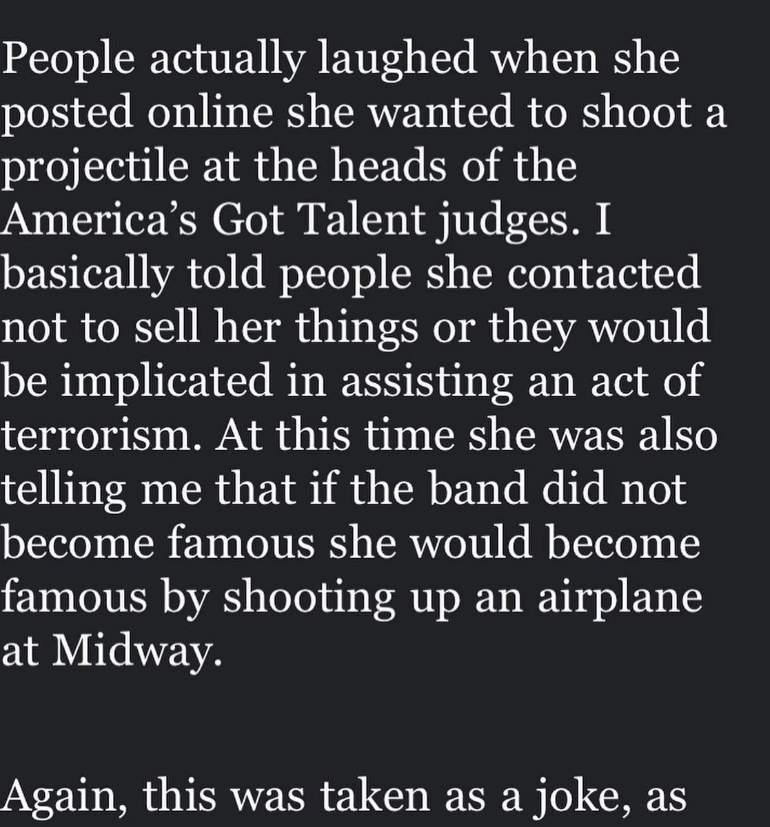 AzrialPartridge's tweet photo. Just a TERRORIZING lil reminder that AMERICAN VICTIM is accepting presales right now for EARLY FEBURARY DELIVERY! $12

LINK IN BIO OR GO TO: 
https://t.co/CNXF4m2mKG

GET YOURS NOW! BEFORE IM THROWN INTO GITMO AND BURN EVERY COPY THEY CAN FIND! 

#megmccarville #americanvictim https://t.co/GDV29ihdfY