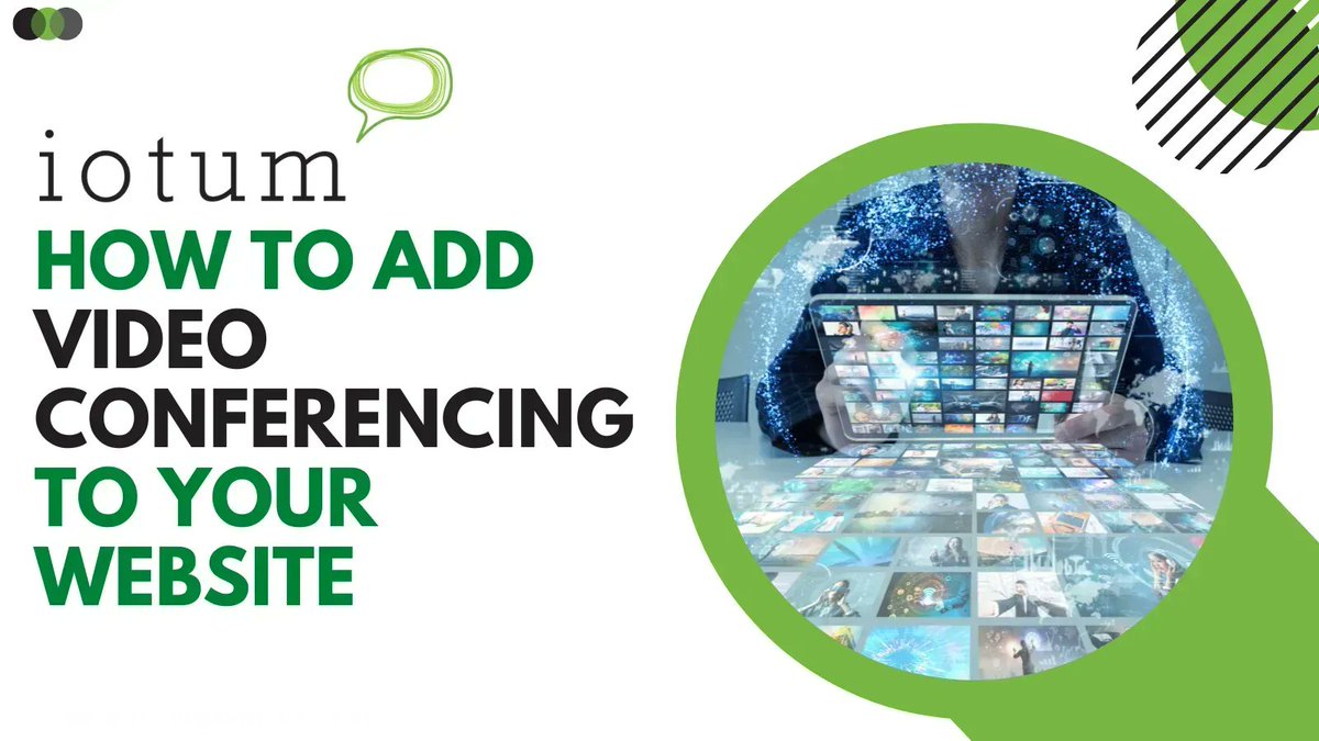 iotuminc's tweet photo. โHow to Add Video Conferencing to Your Websiteโ
--->https://t.co/cwl7HQQ5mv
#video #videochats #videconferencing #webdevelopment #webdevelopmentcompany #webdevelopmentservices #webdevelopmentagency #frontendwebdevelopment #webdevelopmentdubai https://t.co/fGlCCtA8gj
