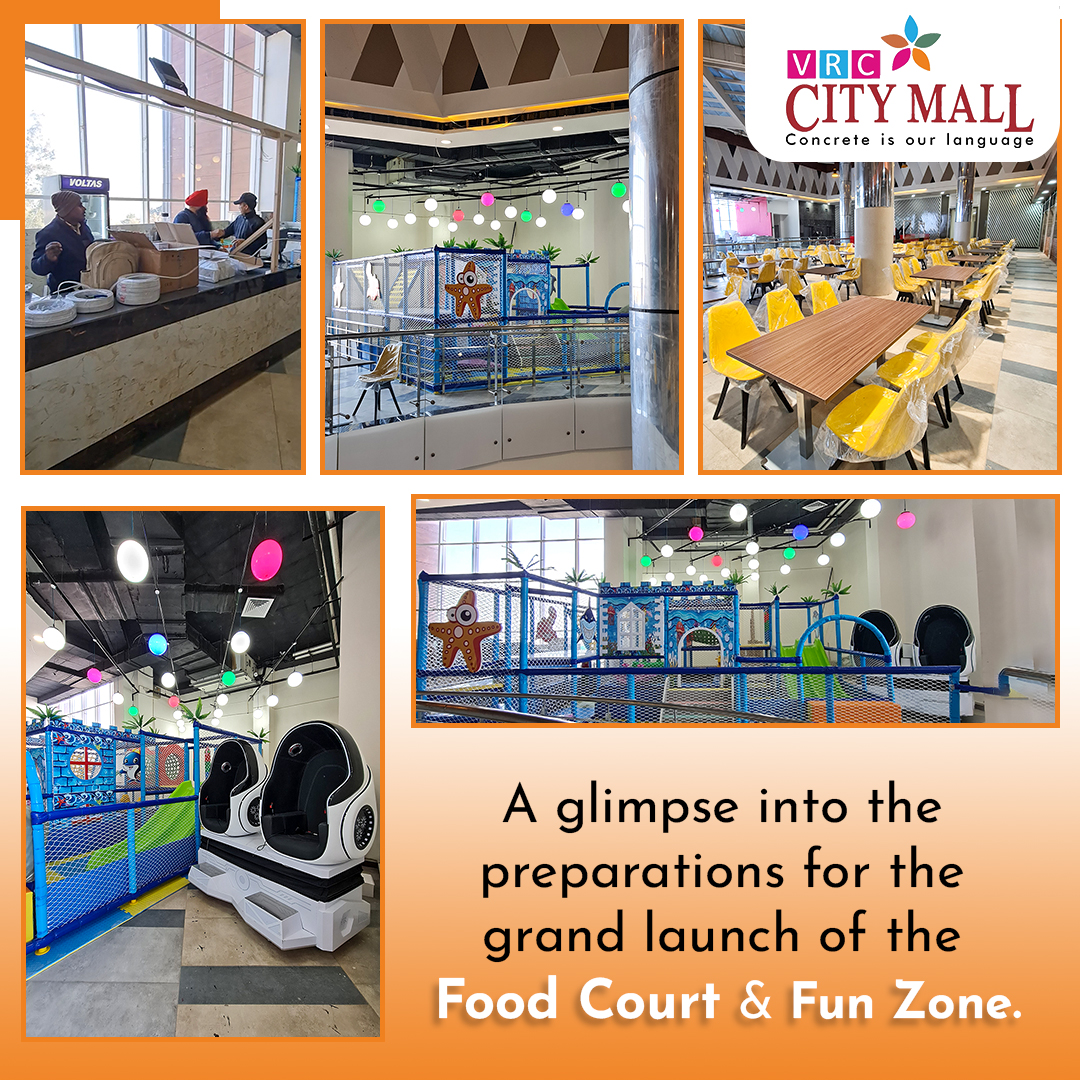 vrccitymall's tweet photo. A glimpse into the preparations for the grand launch of the Food Court & Fun zone .
Visit Now!
@vrccitymall
.
.
.
.
.
.
#vrccitymall #vrc #patiala #shoppingstore #visitus #mustvisit #punjab #movieshows #movietime #benetton #pvr #moviedwithfriends #vrcmall #shooping https://t.co/hAXRCcCKxp