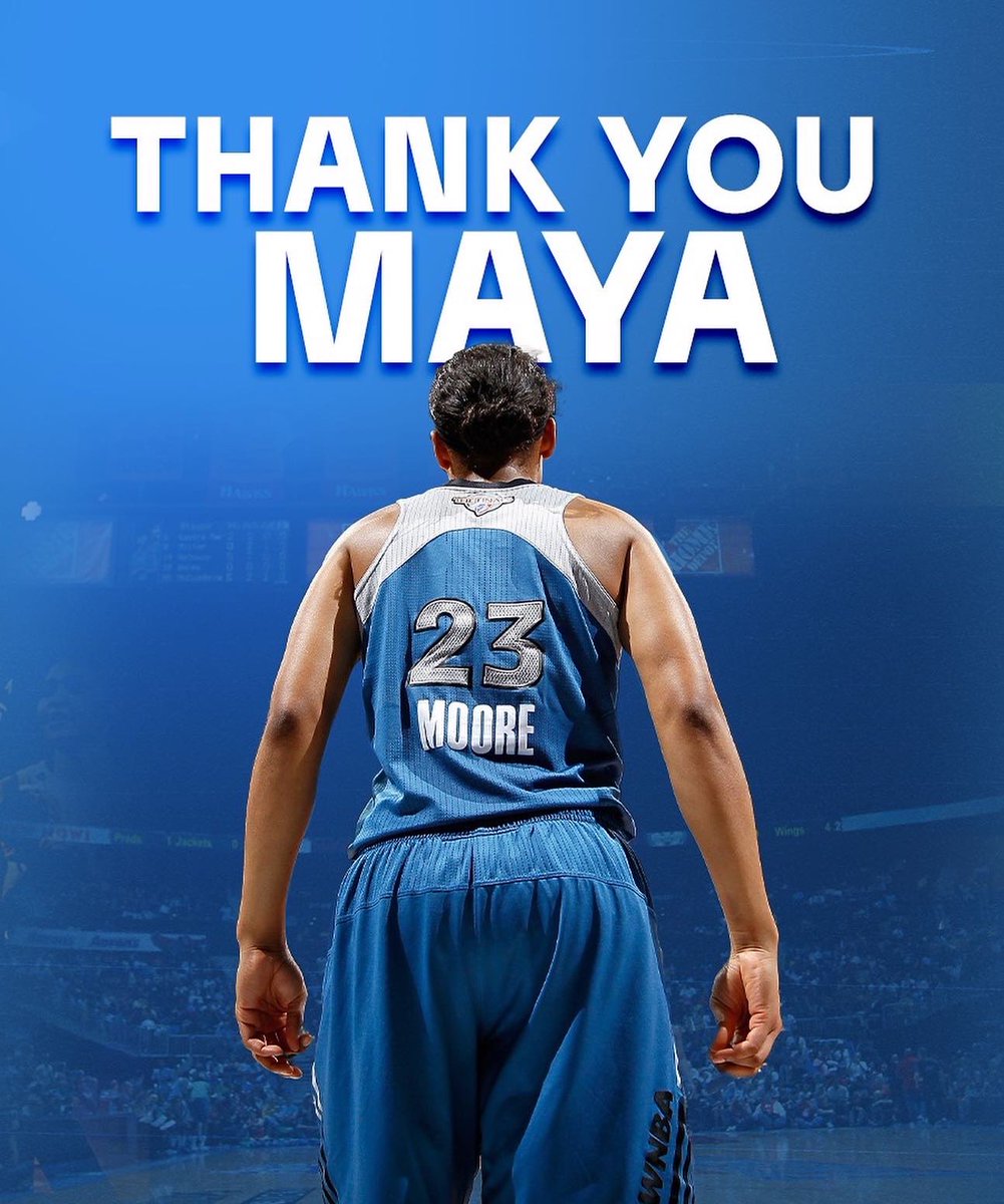 Thank you Maya Moore for all of your contributions to the game of basketball 💐