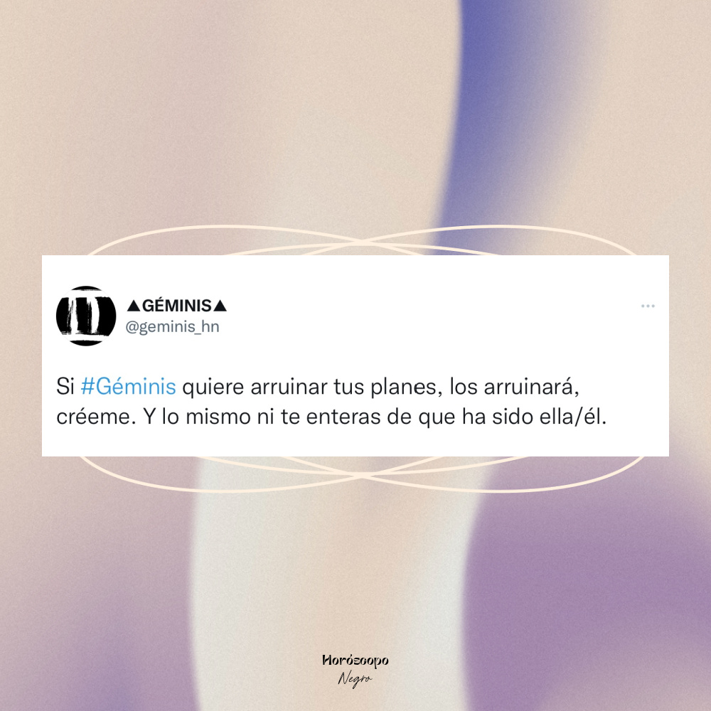 ✨♊✨ #geminis #horoscoponegro