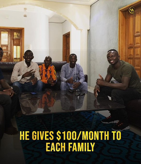 Sadio Mane is doing wonders in his hometown