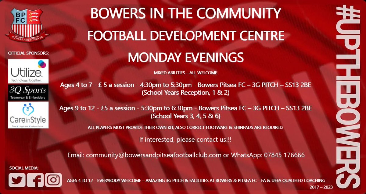 Bowers & Pitsea FC tweet media