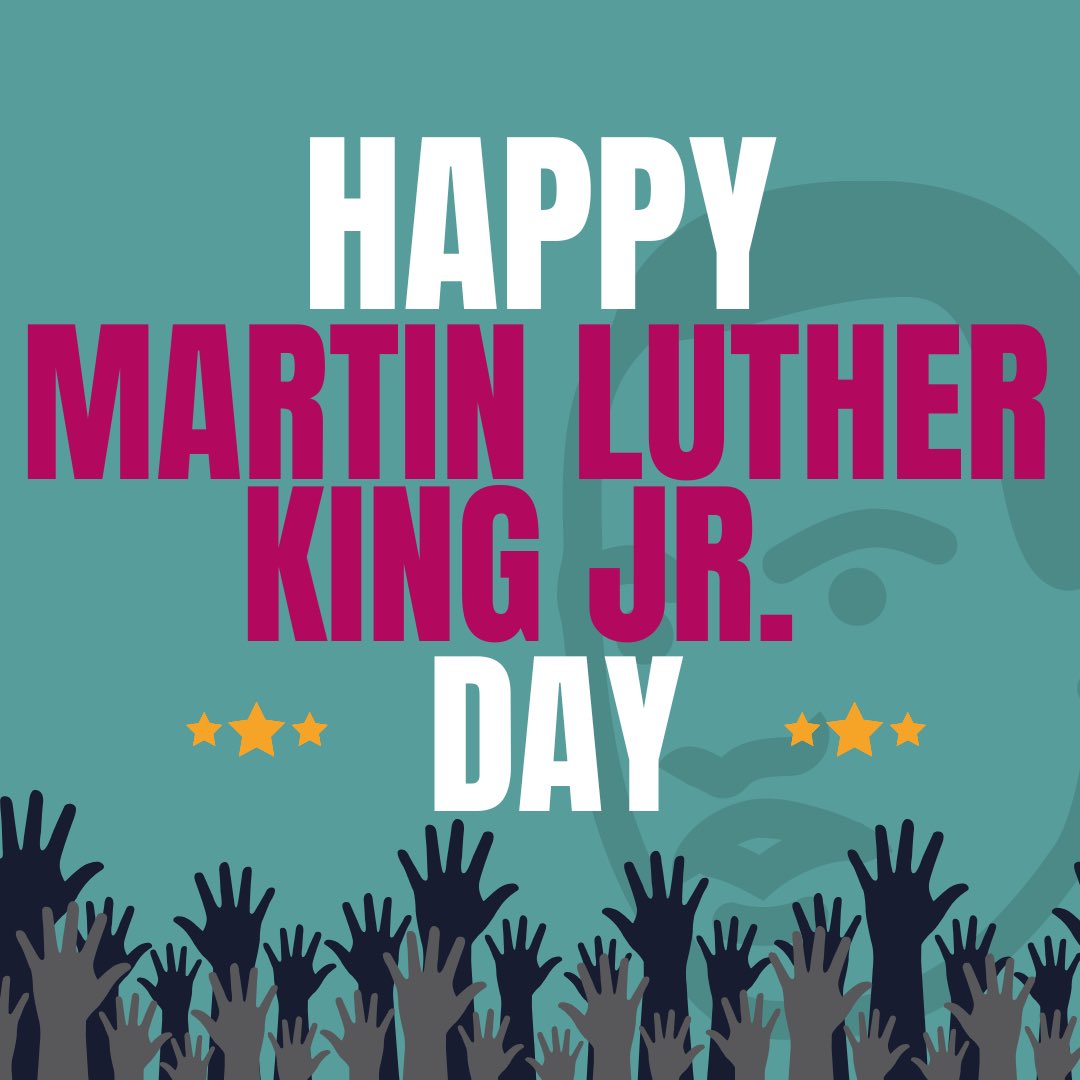 colstan's tweet image. Today is #MartinLutherKingJrDay, and we’re honoring the legacy of a great leader who empowered us all to stand up for what we believe in.
Let’s pay homage to those who strive for justice and peace.