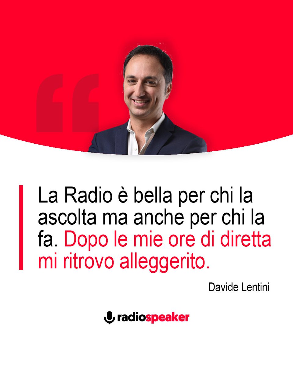La bellezza di fare la Radio nelle parole di Davide Lentini (<a href="/DavLentini/">Davide Lentini</a>) a Radiospeaker.it