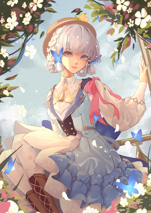 springbloom missive #ayaka #GenshinImpact 