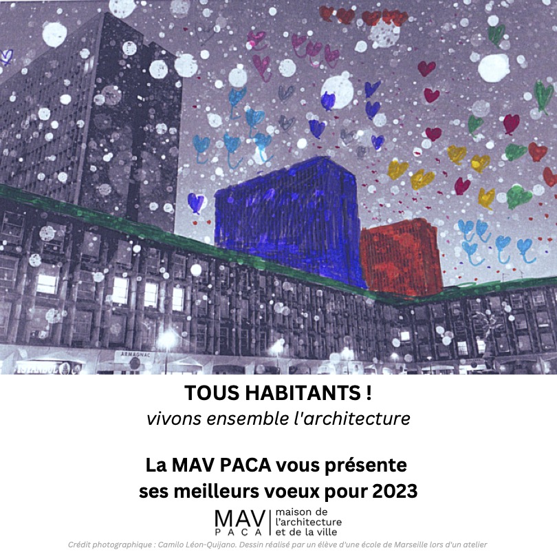 [NOUVELLE ANNÉE] 
🎉La #MAVPACA vous présente ses meilleurs voeux pour l'année 2023 : "Tous habitants ! Vivons ensemble l'architecture !"

➡️ Voeux du Conseil d'Administration de la #MAVPACA et de son Président Eric Delorme à lire en intégralité sur
jtts.mjt.lu/nl3/e99Pr8ksln…