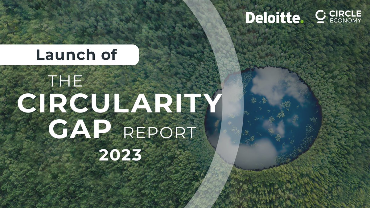 CircularHotspot's tweet image. The Circularity Gap Report 2023 is online! Watch the Livestream: lnkd.in/eYhpsx8d
The global economy is measured to be 7.2% circular today—dropping from 9.1% in 2018.
Discover a summary of our main findings here: lnkd.in/eaAQbdnE