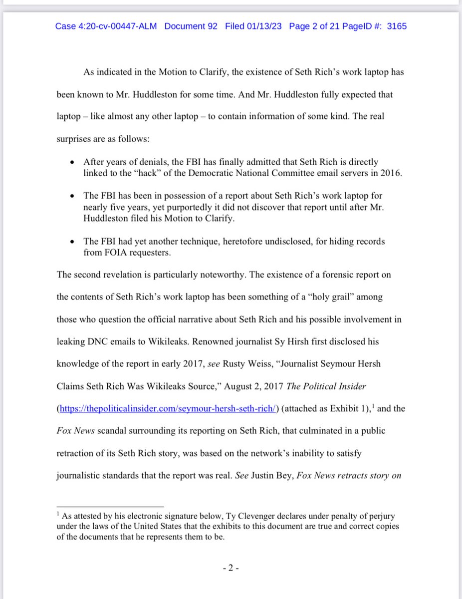 pepesgrandma's tweet image. After years of denials, the FBI has finally admitted that Seth Rich is directly linked to the “hack” of the Democratic National Committee email servers in 2016.