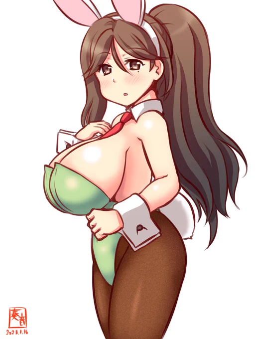 「提督、何か食べたいものはありますか? 何にしようかしら?」#艦これ版真剣お絵描き60分一本勝負_20230116#天城 