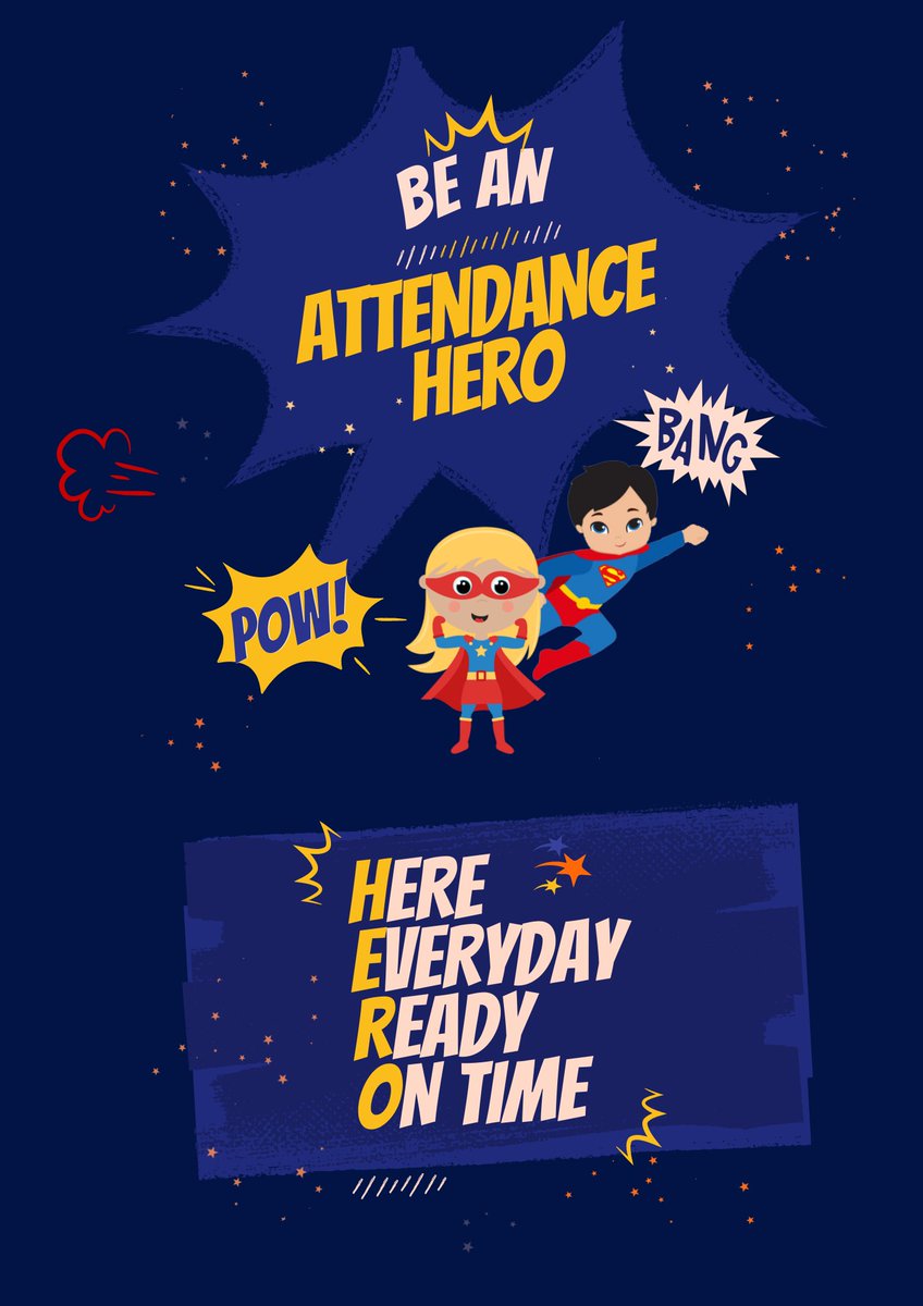 StJosephsHSCL's tweet photo. Our 1st &amp; 2nd years are being asked to make a big effort to be an Attendance Hero!⭐️Prizes⭐️

Good attendance is important so that each student has the opportunity to meet their full potential 📚💯@stjosephsrush @guidance_st @StjLeaders @ciaranreade @eimearmc16 @KielyEmer https://t.co/tombwVB283