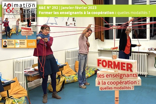 OCCE_FD's tweet photo. 📓Découvrir le dernier numéro d'A&amp;E "Former les enseignants à la coopération". 
🔎Dossier qui aborde la spécificité de la formation à la #coopération, le rôle que peut y jouer des mouvements pédagogiques comme @OCCE_FD. Avec un article de @ConnacSylvain
https://t.co/OrtZ9l7q0s https://t.co/vZgEwu1zvg