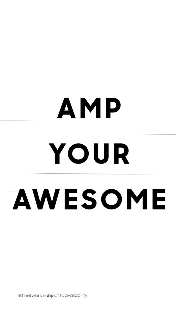 Wait no more It s time to power up, pace up, and... AmpYourAwesome. Awesome5G AwesomeGalaxyA Samsung https t