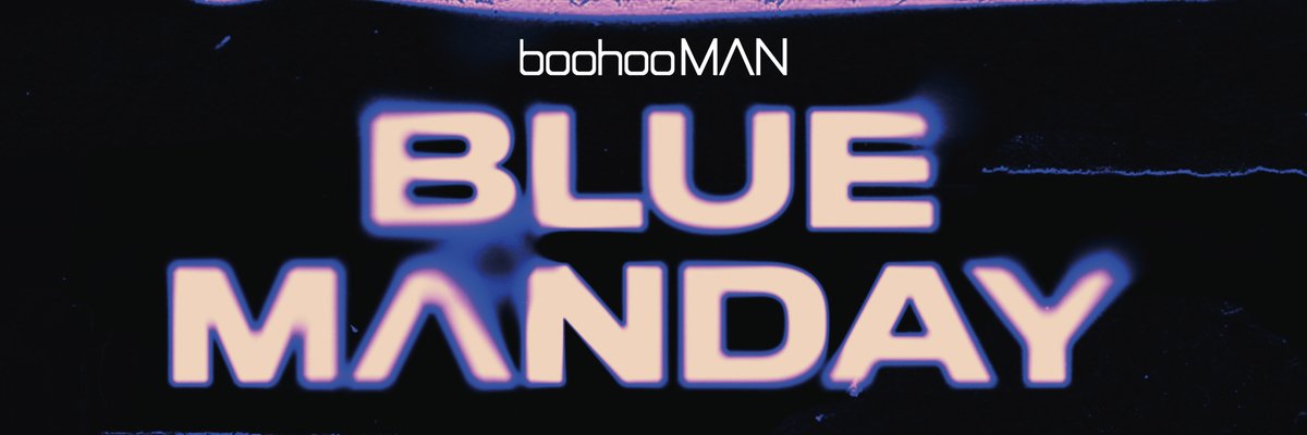 Let's make this Blue Monday a little less blue.. #BlueMANday 🟦

#WIN A £100 boohooMAN VOUCHER TO SPEND ON SITE 💸

TO ENTER:
📲 Like &amp; RT This Tweet
🤝 Follow <a href="/boohooMAN/">boohooMAN</a>
✍️ Reply with #blueMANday

Good luck! 🤞