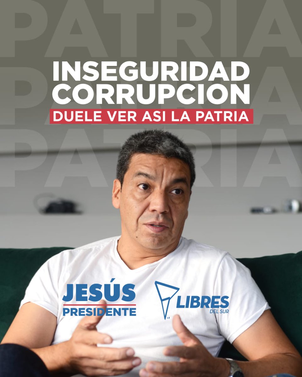 edu_eecheverria's tweet photo. Hagamos el cambio,basta de inseguridades y corrupción...

@jesusescobarnqn 

#dueleverasilapatria https://t.co/H4KKAZqzU1
