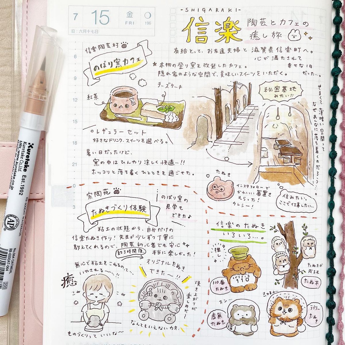 2022年の絵日記まとめ
おでかけ編🚃 