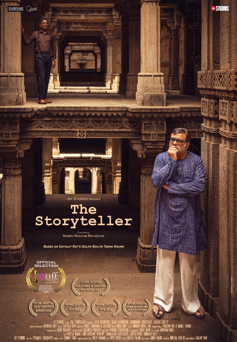 RIFF 2025 (@riffjaipur) on Twitter photo Pleased to Announce that RIFF Panorama Feature Film THE STORYTELLER : Feature Film (National) India | Hindi | 2022 | 116 min | Director : <a href="/ananthmahadevan/">ANANTH N MAHADEVAN</a> | Produced By : Jyoti Deshpande, Salil Chaturvedi, Succhanda Chatterjee & Shubha Shetty is Officially Selected in #RIFF2023 Pleased to Announce that RIFF Panorama Feature Film THE STORYTELLER : Feature Film (National) India | Hindi | 2022 | 116 min | Director : <a href="/ananthmahadevan/">ANANTH N MAHADEVAN</a> | Produced By : Jyoti Deshpande, Salil Chaturvedi, Succhanda Chatterjee & Shubha Shetty is Officially Selected in #RIFF2023