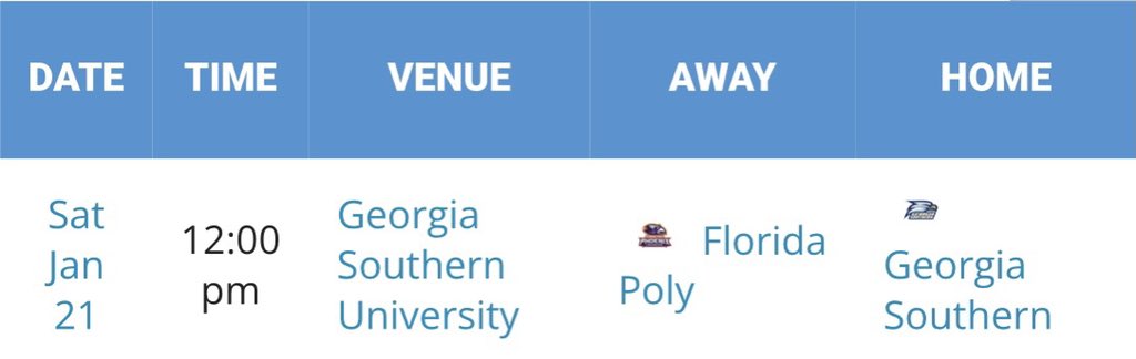 Game(s) this week. Available livestream(s) below