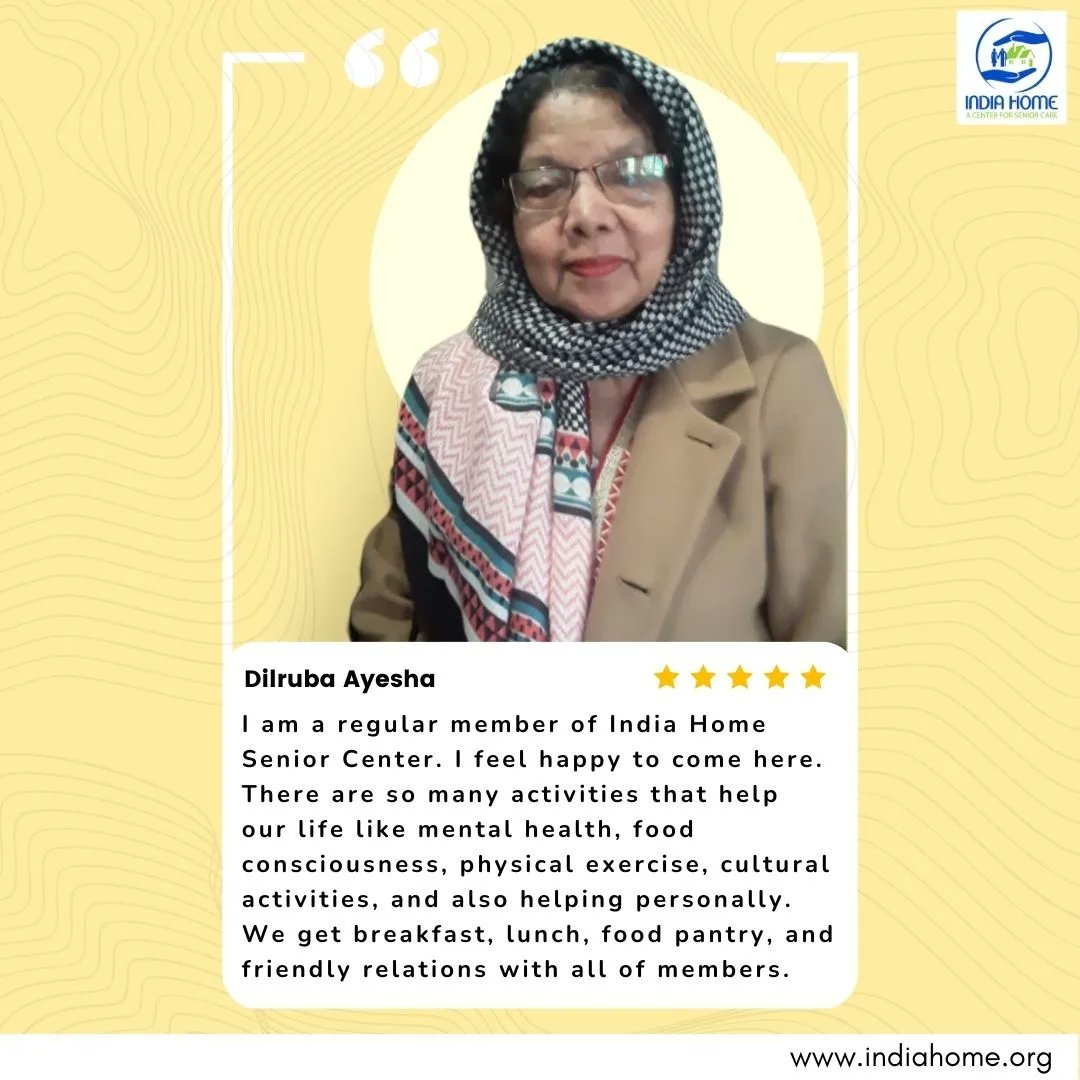indiahomeusa's tweet photo. Humbled by the #testimonials from our seniors, #grateful for the support from our donors, and proud of our team's passion for providing the best senior care at #IndiaHome #seniorcarecentre.
@NYCCEC @njworship @ProjectNYorker @AAFederation @AllofUsResearch @NYU_CSAAH https://t.co/d3VrTZVWYt